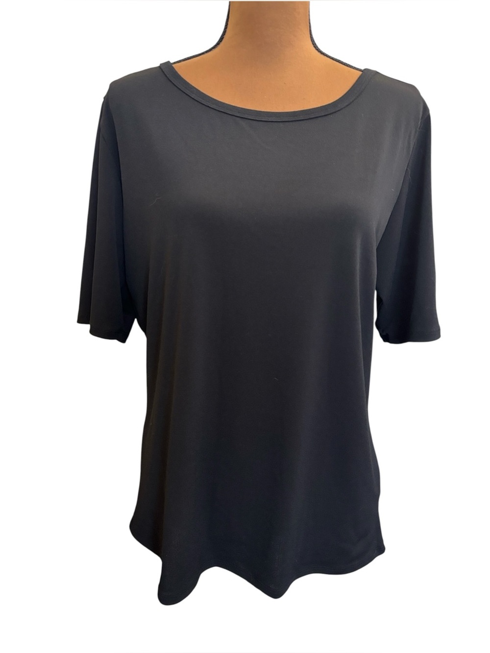 Lularoe Black Gigi Scoop Neck Short Sleeve Women's Tee Size XXL